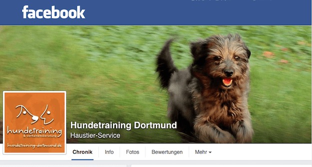 Hundetraining Dortmund Facebook Seite